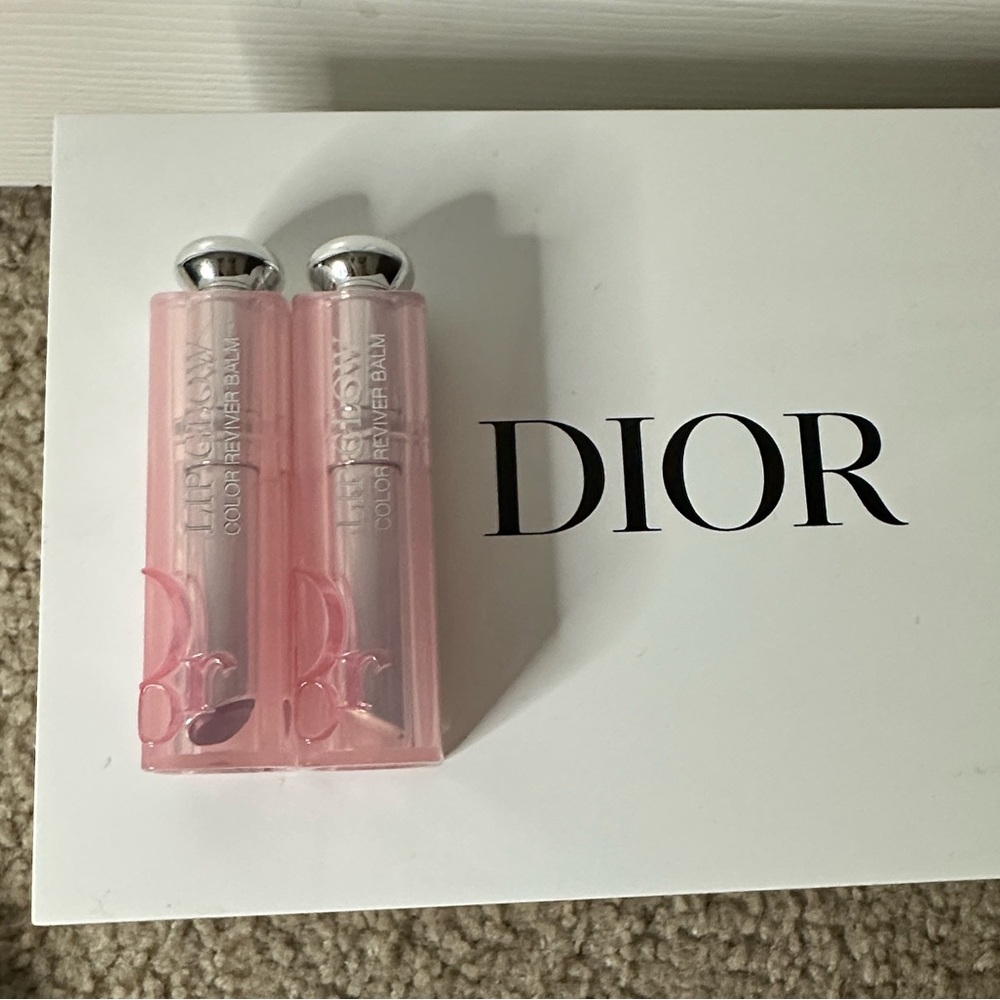 Dior Lip Glow Balm Duo - Berry and universal clear